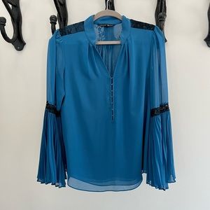 Beautiful Bell Sleeved Blouse with Lace Detail